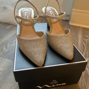 Nina Closed-Toe Slingback Heel